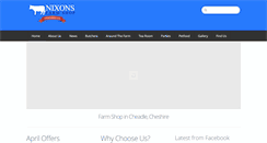 Desktop Screenshot of nixonsfarmshop.co.uk
